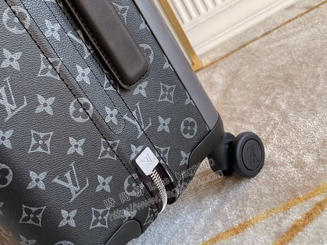 LV行李箱 M23203 寬拉杆拉鏈行李箱 LV黑花拉杆箱 四輪拉杆箱xzx1184
